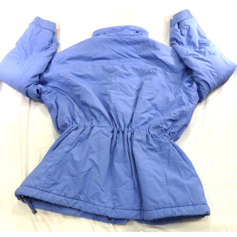 Womens L.L. Bean Outdoor Outfitter Jacket Petite Large Thinsulate Ultra Blue Nyl - Picture 2 of 16